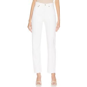 Agolde 90's 'Pinch' White Waist Denim Jean Size 26